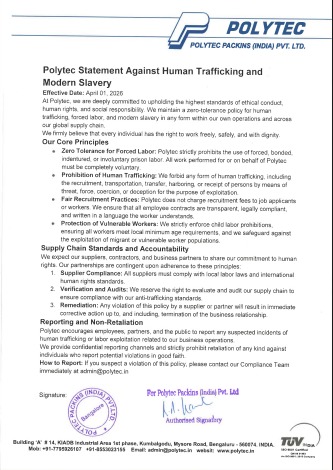 Human Trafficking Statement